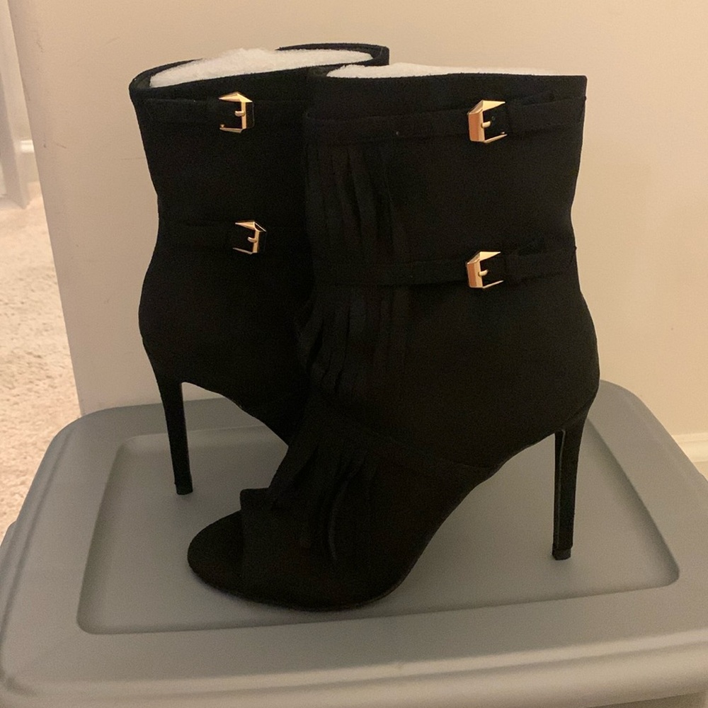 Black Bootie Heels